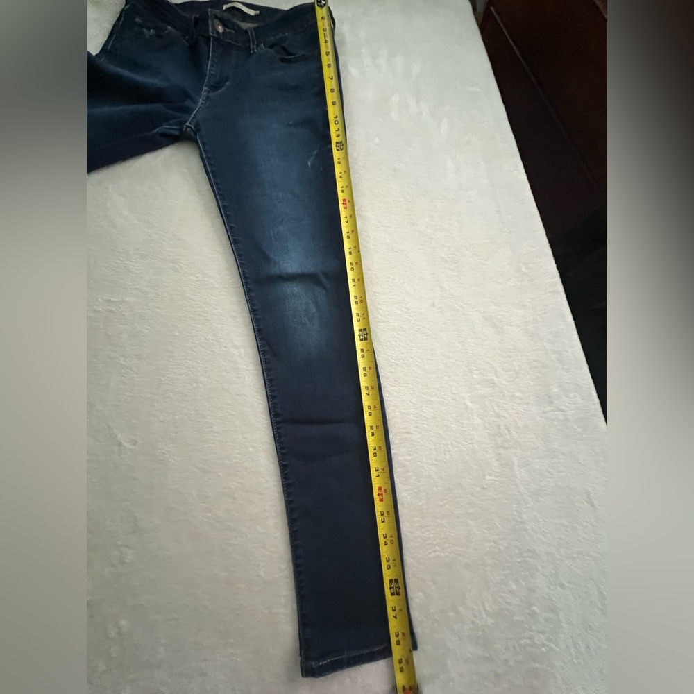 Levi's Blue 711 Skinny Jeans with Modern Stretch Fit, Size 28 - Picture 8 of 11